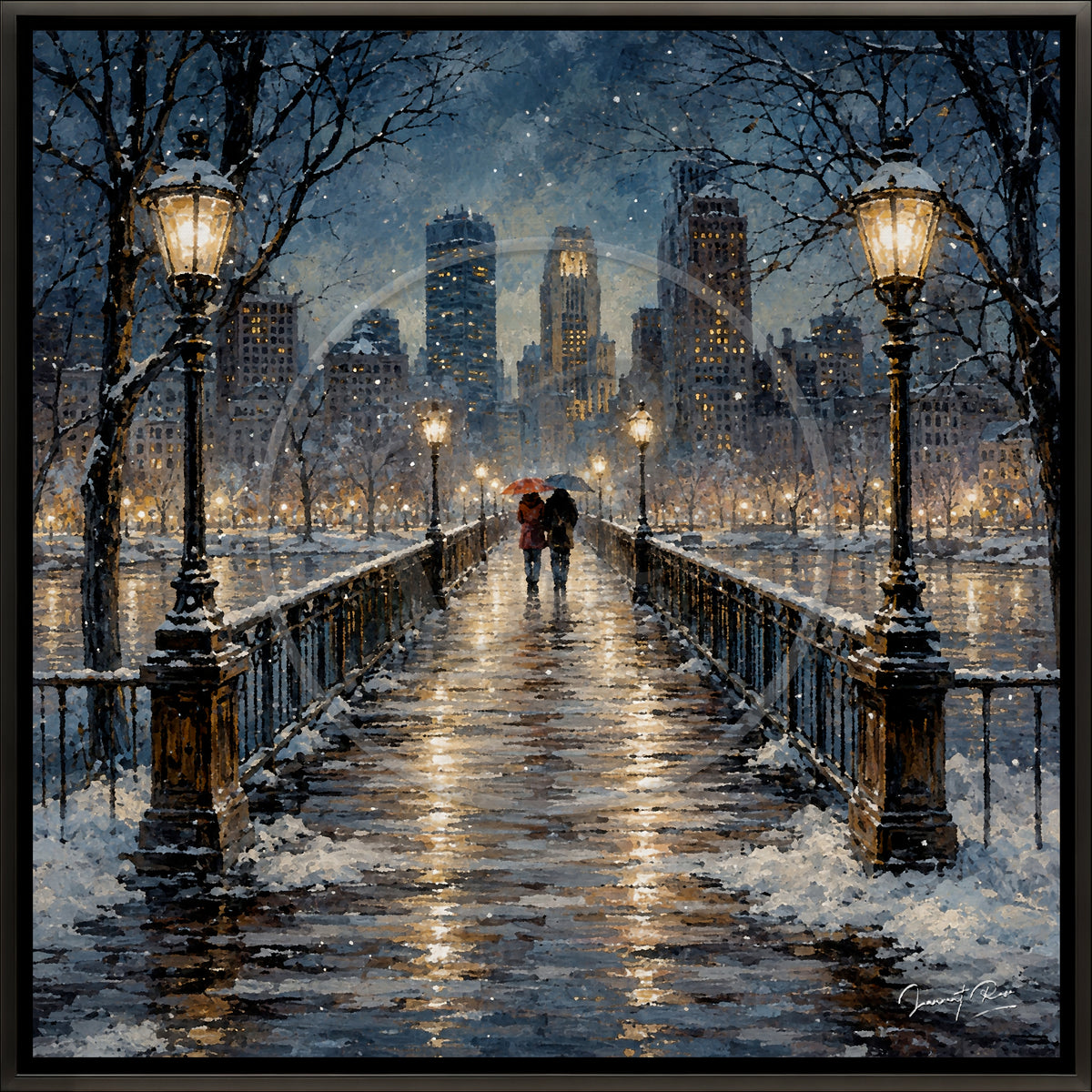 Jour de neige à New York
