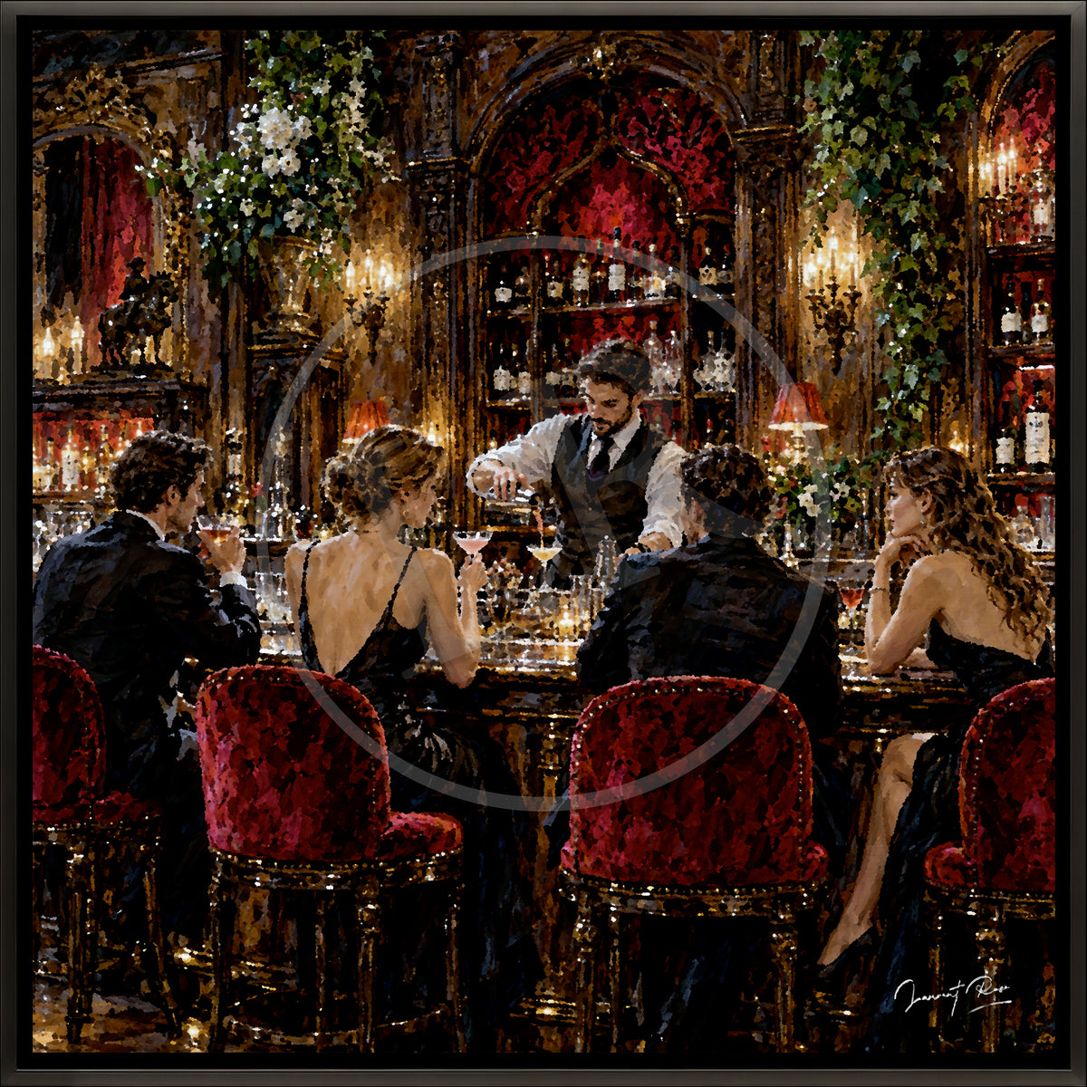 Echange avec le Barman
