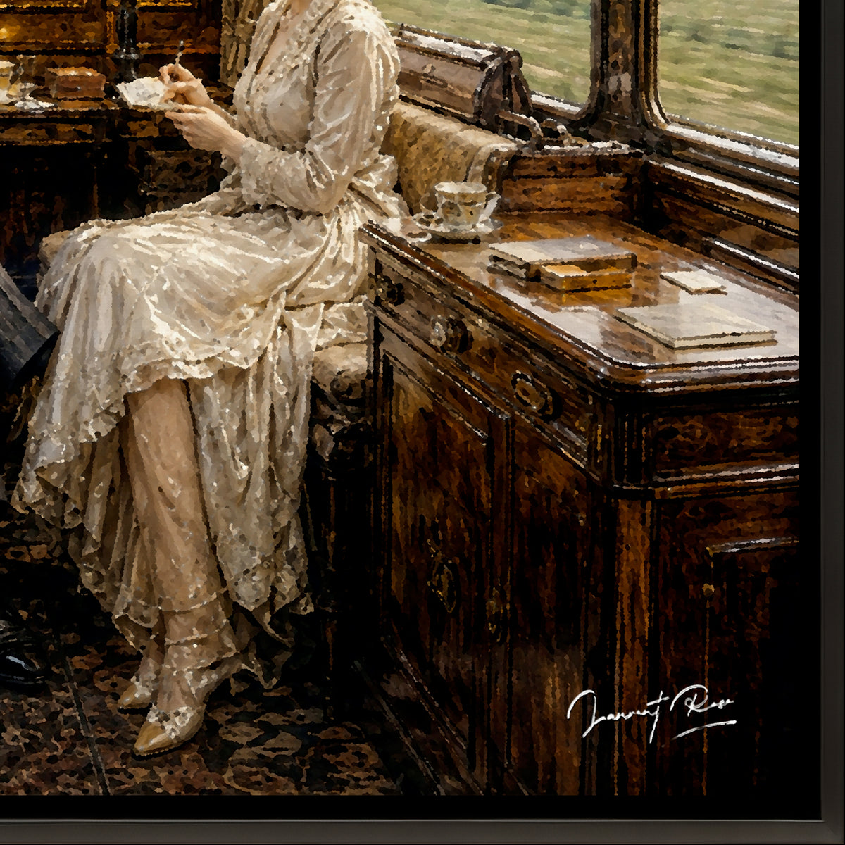 Dans le wagon du Duc
