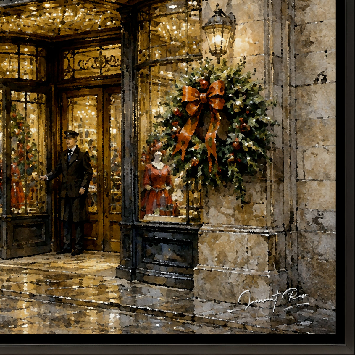 Noël à la vitrine