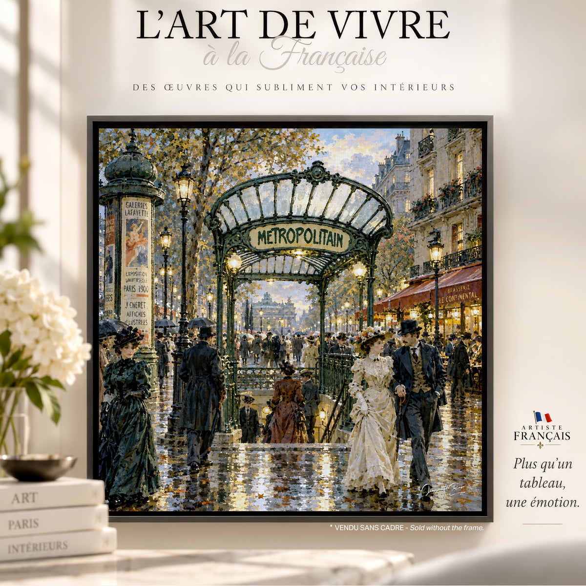 Sortie du Metropolitain