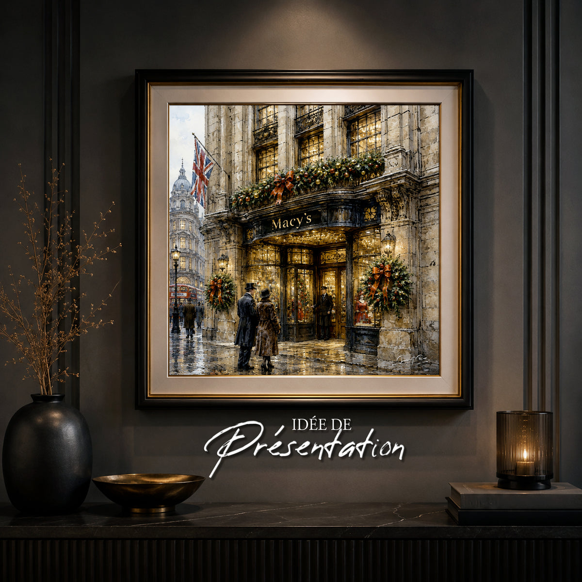 Noël à la vitrine