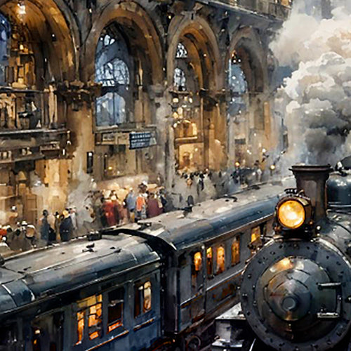 Arrivée en gare