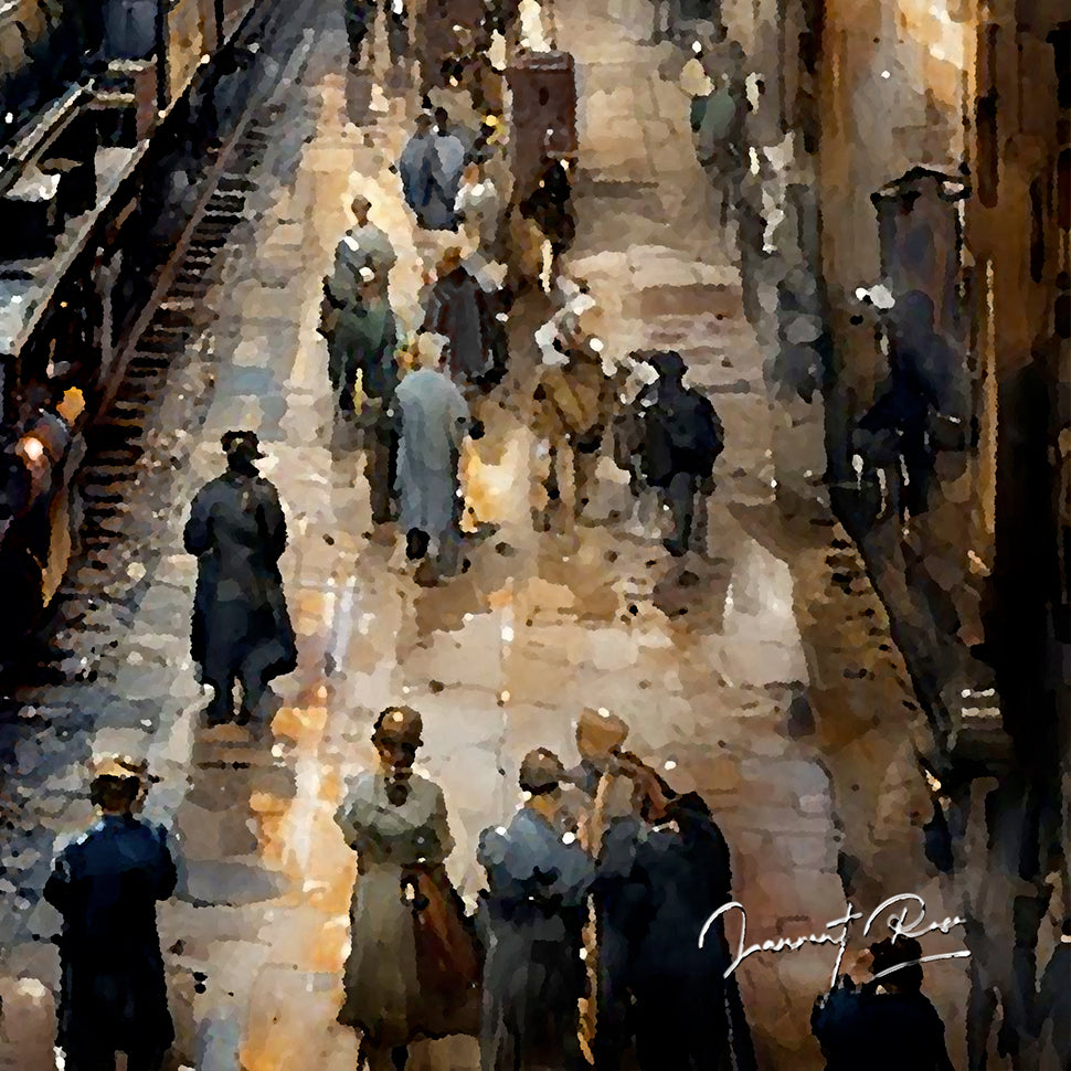 Arrivée en gare