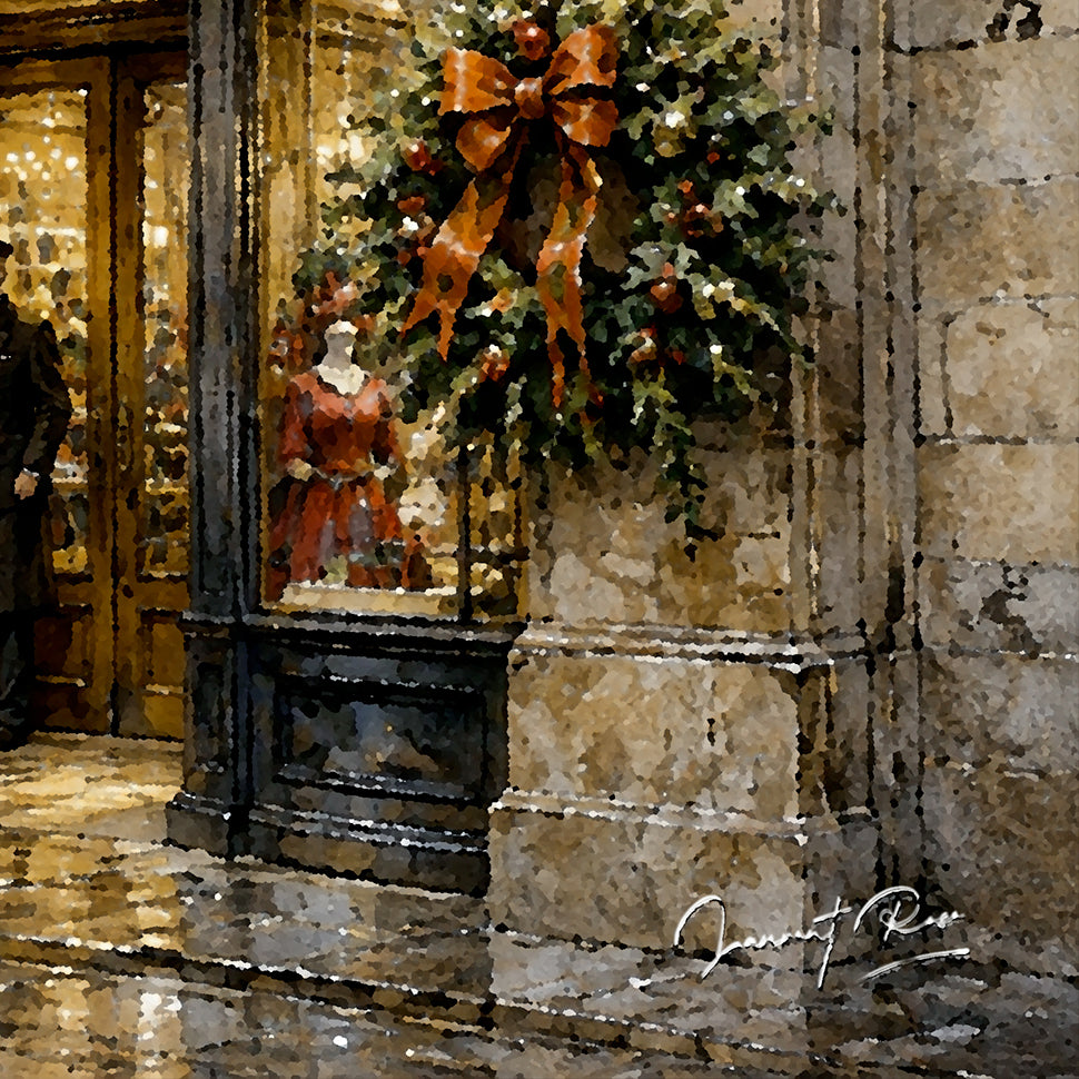 Noël à la vitrine
