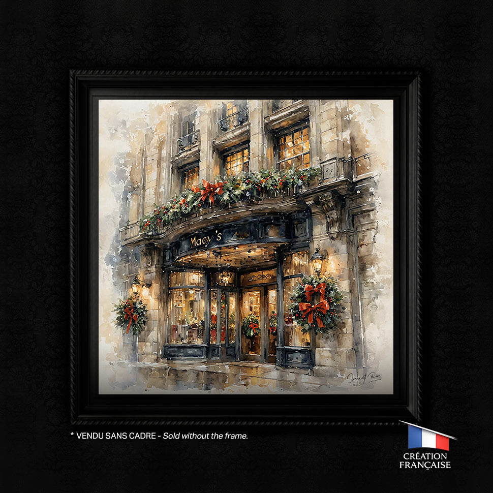 Noël à la vitrine