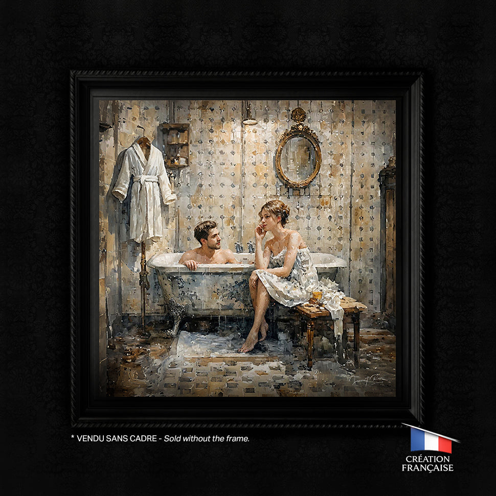 Discussion pendant le bain